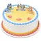 Bluey Dance Mode Cake Toppers, 3 Piece Cake Decoration with Bluey and Bingo Figurines and Muffin & Socks Poly Pic, For Birthday, Parties, Celebration